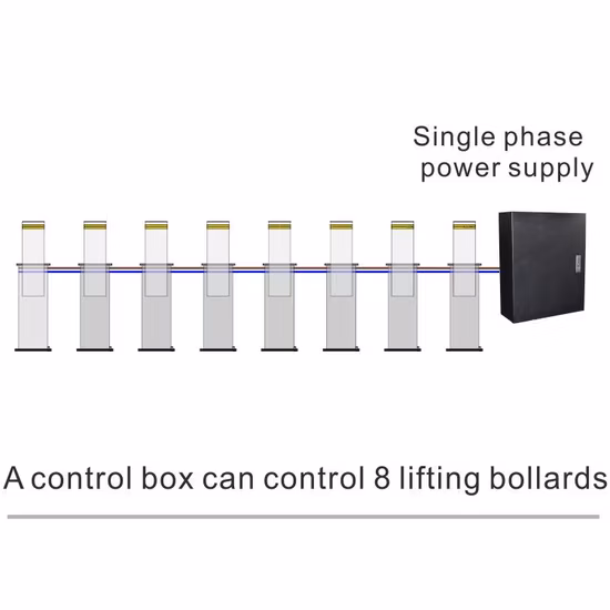 2020 Safeagle Electric Parking System Automatic Rising Bollards Price for Break-in Vehicle Control