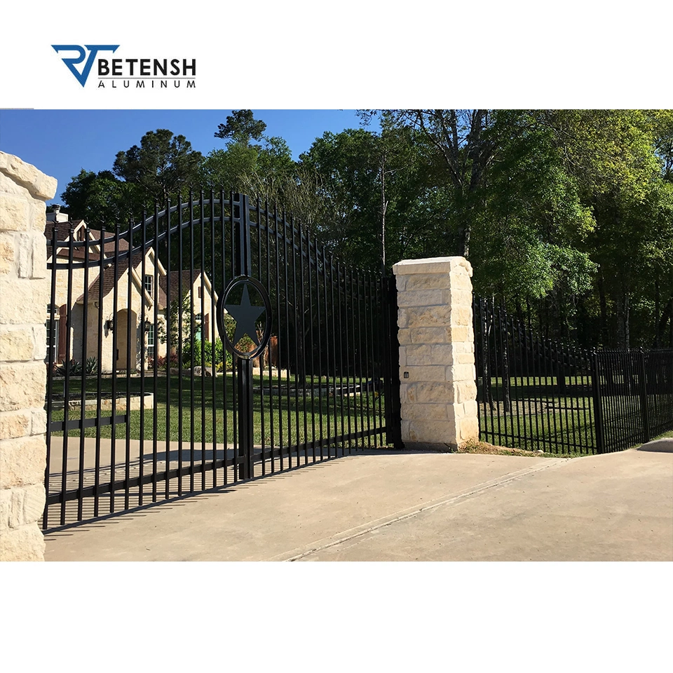 Electric Aluminum/Iron/Metal Sliding High Quality Customized Waterproof Entrance Driveway Gate for Garden/Courtyard/Villa