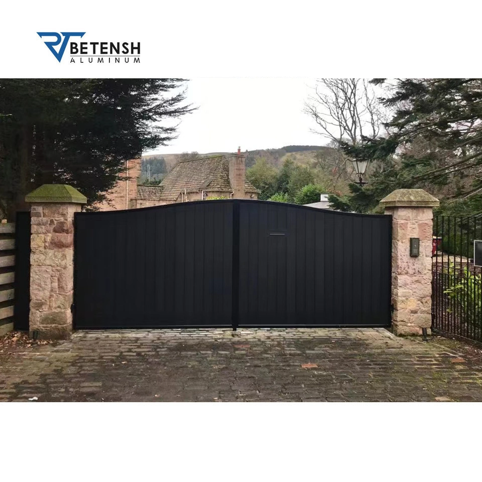 Electric Aluminum/Iron/Metal Sliding High Quality Customized Waterproof Entrance Driveway Gate for Garden/Courtyard/Villa