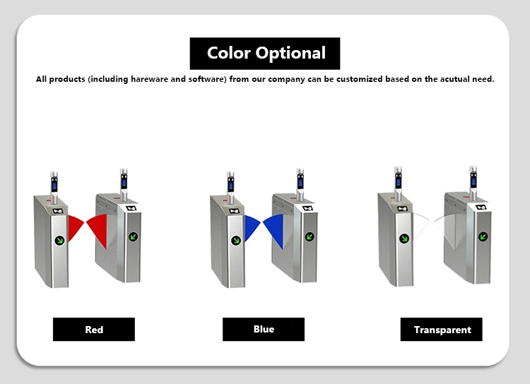 New Access Control System Metro / Subway/ Underground Entrance Barrier Gate /Flap Barrier Optical Turnstile