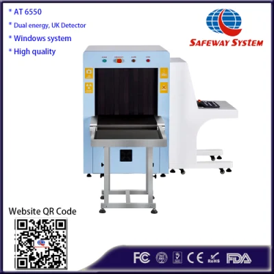 Escáner de seguridad de rayos X Detector de transportador de rayos X de seguridad para inspección de equipaje y paquetes