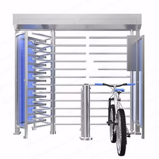 Boleto Pasaje para discapacitados Ancho de carril ajustable Barreras giratorias Panel Puerta de altura completa Torniquete