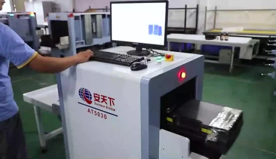 Escáner de equipaje de rayos X de seguridad de cabina de aeropuerto 6550 para escaneo y detección de equipaje y paquetes con CE, precio mayorista directo aprobado por la FDA desde China